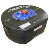 Fuel Cell - Well Cell - 12 gal - 22 in Diameter - 9 in Tall - 6 AN Outlet - 6 AN Return / Vent - Foam - Plastic - Black - Each thumbnail 1