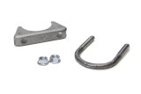 Exhaust Clamp - Heavy Duty - U-Clamp - 2 in Diameter - 3/8 in Bolt - Steel - Natural - Each thumbnail 1