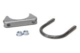 Exhaust Clamp - Heavy Duty - U-Clamp - 2.5 in Diameter - 3/8 in Bolt - Steel - Natural - Each thumbnail 1