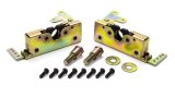 Door Latch - Large Bear Claw - Manual Locking - Hardware / Strikers Included - Steel - Cadmium - Pair thumbnail 1