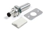 Door Popper - Adjustable - Spring Loaded - 5/8 in Stroke - 2 x 1-1/8 in Mounting Flange - Mount - Steel - Zinc Plated - Universal - Each thumbnail 1