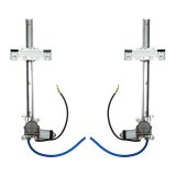 Power Window Kit - U-Wire - 2-Door - Motors / Tracks - Universal Flat Glass Windows - Kit thumbnail 1