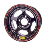 Wheel - Inertia Advantage - 13 x 7 in - 3.000 in Backspace - 5 x 100 mm Bolt Pattern - Steel - Black Powder Coat - Each thumbnail 1