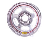 Wheel - Inertia Advantage - 15 x 8 in - 4.000 in Backspace - 5 x 5.00 in Bolt Pattern - Steel - Silver Powder Coat - Each thumbnail 1