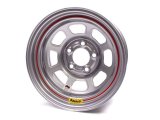 Wheel - D-Hole - 15 x 8 in - 3.000 in Backspace - 5 x 5.00 in Bolt Pattern - Steel - Silver Powder Coat - Each thumbnail 1