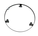 Mud Cover Ring - Expander Mounting Ring - 3 Quick Release Fasteners - Steel - Natural - Bassett Mud Cover - 15 in Beadlock Wheels - Each thumbnail 1