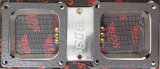 Supercharger Top Plate - Dual Carb - Dominator - Aluminum - Polished - 6-71 / 8-71 Supercharger - Each thumbnail 1