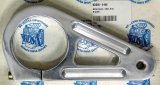 Supercharger Idler Pulley Arm - Clamp-On - 3.370 in Diameter - Aluminum - Polished - Each thumbnail 1