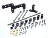 Throttle Linkage - In-Line - Dual Quad - Aluminum / Steel - Natural - Holley Carburetors - 6-71 / 8-71 Superchargers - Kit thumbnail 1