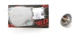 Water Neck - 90 Degree - 1-1/2 in ID Hose - Gasket - Stainless Hardware - Aluminum - Polished - Chevy V8 - Each thumbnail 1