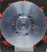 Crankshaft Pulley - V-Belt - 1 Groove - 6.25 in Diameter - Aluminum - Polished - 1/2 in Bolt Hole - Each thumbnail 1