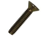 Transmission Screw - 10-24 Thread - 1 in Long - Flat Head - Steel - Cadmium - Bert Transmissions - Each thumbnail 1