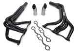 Headers - IMICA / UMP Dirt Modified - 1.625 to 1.75 in Primary - 2.75 in Collector - Gaskets Included - Steel - Black Paint - Small Block Chevy - Pair thumbnail 1