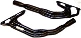Headers - UMP Modified - Tri-Y - 1.75 to 1.875 in Primary - 3.5 in Collector - Gaskets Included - Steel - Black Paint - Small Block Chevy - Pair thumbnail 1