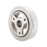 Harmonic Balancer - 6.100 in OD - Iron - Natural - Internal Balance - Small Block Chevy - Each thumbnail 1