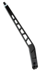 Shift Lever - Industrial Pocket - 14 in Length - 3/8-16 in Thread - 19 Degree Kick Back - Aluminum - Black Anodized - Tremec TKO 500 / 600 and T56 - Each thumbnail 1