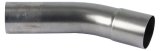 Exhaust Bend - 30 Degree - 3 in Diameter - 6 in Radius - 6 x 7.625 in Legs - Steel - Natural - Each thumbnail 1