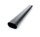 Exhaust Pipe - Straight - Oval - 3.5 in Width x 2.188 in Height - 36 in Long - Steel - Natural - Each thumbnail 1