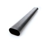 Exhaust Pipe - Straight - Oval - 4.688 in Width x 2.625 in Height - 36 in Long - Steel - Natural - Each thumbnail 1