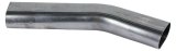 Exhaust Bend - 30 Degree - Oval - 3 in Diameter - Short Radius - Steel - Natural - Each thumbnail 1