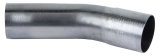 Exhaust Bend - 30 Degree - 3 in Diameter - 4.5 in Radius - 5.75 x 7.125 in Legs - Steel - Natural - Each thumbnail 1