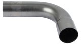 Exhaust Bend - 90 Degree - 3.5 in Diameter - 5.25 in Radius - 9.75 x 11.25 in Legs - Steel - Natural - Each thumbnail 1