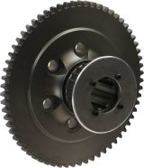 Flywheel - 65 Tooth - 4.4 lb - HTD Pulley - Steel - Brinn Transmission - 1-Piece Seal - Chevy V8 - Each thumbnail 1