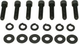 Bellhousing Bolt Kit - 3/8-16 in Thread - 1.875 in Long - Allen Head - Washers Included - Steel - Black Oxide - Set of 7 thumbnail 1