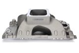 Intake Manifold - Dominator Flange - Single Plane - Oval Port - Aluminum - Natural - Big Block Chevy - Each thumbnail 1