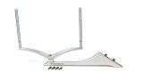 Dial-In Board Bracket - 3 in Tray - Aluminum - Natural - Each thumbnail 1