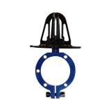 Spring Cup - Lower - Rear - Clamp-On - Steel - Black Powder Coat - 5 in Springs - 3 in Tube Diameter - Each thumbnail 1