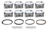 Piston and Ring - Forged - 4.030 in Bore - 1.5 x 1.5 x 3 mm Ring Grooves - Minus 13.00 cc - GM LS-Series - Kit thumbnail 1