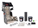 Seat and Cover - Sprint Advantage Slidejob - 14-1/2 in Wide - 10 Degree Layback - Molded Urethane Cover - Aluminum - Natural - Kit thumbnail 1