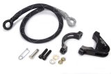 Axle Tether - Single - Clamp / Hardware Included - Aluminum - Black Anodized - 2-3/8 in Axle Tube - Kit thumbnail 1