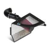 Air Induction System - Reusable Oiled Filter - Aluminum - Black Powder Coat - GM V6 - Chevy Camaro 2010-11 - Kit thumbnail 1