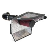 Air Induction System - Reusable Oiled Filter - Aluminum - Black Powder Coat - GM V6 - Chevy Camaro 2012-15 - Kit thumbnail 1