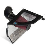 Air Induction System - Reusable Oiled Filter - Aluminum - Black Powder Coat - ZL1 - GM LS-Series - Chevy Camaro 2010-15 - Kit thumbnail 1