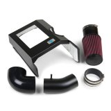 Air Induction System - Reusable Oiled Filter - Aluminum - Black Powder Coat - GM LS-Series - GM Midsize SUV 2005-09 - Kit thumbnail 1
