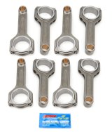 Connecting Rod - Compstar Xtreme - H Beam - 6.385 in Long - Bushed - 7/16 in Cap Screws - ARP2000 Bolt - Forged - Steel - Big Block Chevy - Set of 8 thumbnail 1