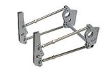 Four Link Kit - Weld-On - Heavy Duty Pro - 1 x 0.156 in Tubes - Lateral Support Bar - Shock Mount Brackets - Steel - Natural - 3 in Axle Tubes - Kit thumbnail 1