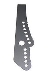 Four Link Bracket - Chassis Bracket - Top Gun - Weld-On - 1/4 in Thick - 5/8 in Holes - Steel - Natural - Each thumbnail 1