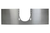 Motor Plate - Front - 36 x 12 x 0.25 in Thick - Aluminum - Natural - Big Block Chevy - Each thumbnail 1