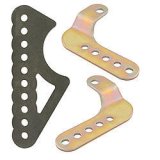 Shock Mount - Rear - Lower - Weld-On - Adjustable - 1/4 in Thick - 1/2 in Mounting Hole - Steel - Natural - 3 in Axle Tube - Pair thumbnail 1