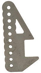 Shock Mounting Housing Bracket - Weld-On - Rear - Lower - 1/4 in Thick - 3/8 in Holes - Steel - Natural - 2 x 3 in Ford 9 in Back Brace - Each thumbnail 1
