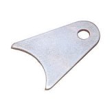 Shock Mount - Weld-On - 3/16 in Thick - 1/2 in Hole - Steel - Natural - 3 in Axle Tube - Each thumbnail 1