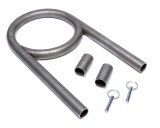 Drive Shaft Loop - 360 Degree - Weld-On - 6 in Wide - 4 in Drive Shaft - Pins / Sleeves - Chromoly - Natural - Universal - Kit thumbnail 1
