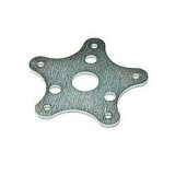 Steering Wheel Adapter - 5-Bolt Wheel to 3-Bolt Quick Disconnect - Steel - Zinc Oxide - Universal - Each thumbnail 1