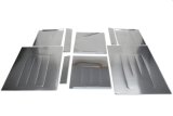 Floor Pan - Rear - 0.040 in - Aluminum - Natural - Four-Link Rear - 20 in to 32 in Frame Widths - Kit thumbnail 1
