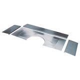 Firewall Kit - 60 x 24 in Tall - 0.040 in Thick - End / Cowl Caps included - Aluminum / Steel - Natural - Kit thumbnail 1