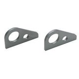 Chassis Tie Down Rings - Weld-On - 1-1/4 in Hole - 0.250 in Thick - Steel - Natural - Pair thumbnail 1